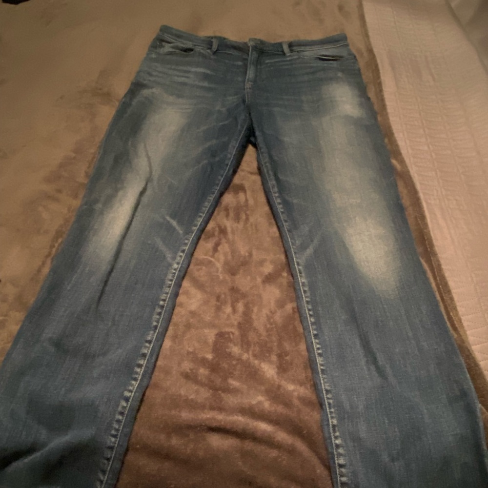 Distressed jeans!